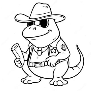 Sheriff Toadster Coloring Page 48432-38802