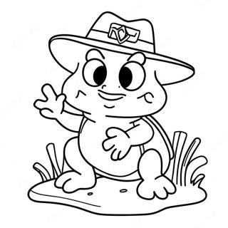 Adventurous Sheriff Toadster Coloring Page 48433-38807