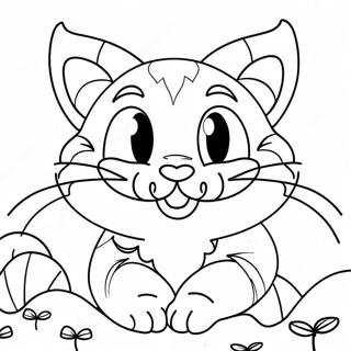 Charming Cheshire Cat Coloring Page 48443-38811