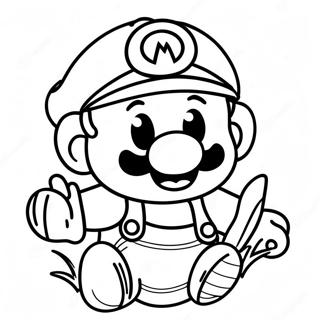 Baby Mario Coloring Page 48472-38835