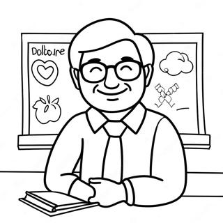 Best Teacher Coloring Pages