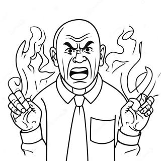 Anger Management Coloring Pages