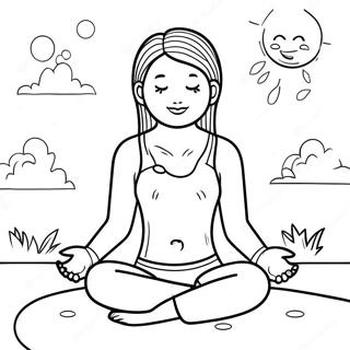 Calm Breathing Exercises Coloring Page 48493-38854