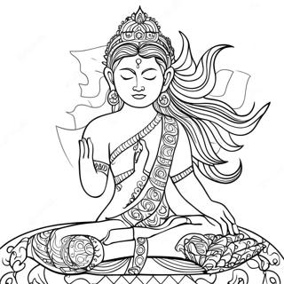 Calm Breathing Exercises Coloring Page 48493-38856