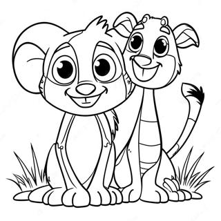 Madagascar Coloring Pages