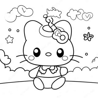 Sanrio Anime Characters Coloring Page 48542-38891