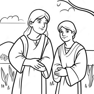 Parable Of The Two Sons Coloring Page 48552-38899