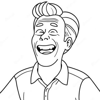 Beavis Laughing Hysterically Coloring Page 48583-38925