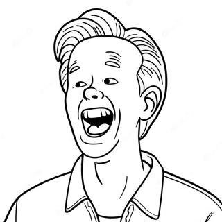 Beavis Laughing Hysterically Coloring Page 48583-38928