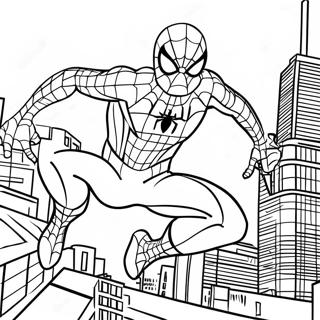 Spider Man Far From Home Coloring Pages