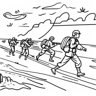 Ww2 D-Day Coloring Pages