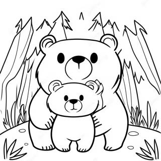 Bear Family Coloring Pages