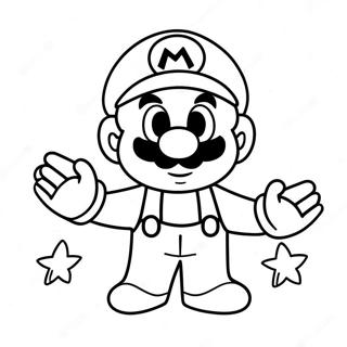 Mario Among Us Character Coloring Page 48692-39006