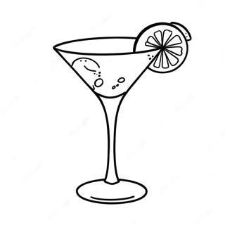 Cocktail Coloring Pages