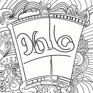 Wonka Bar Coloring Pages