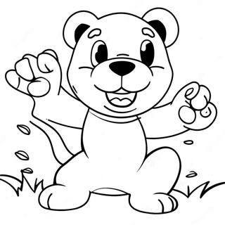 Paws Of Fury Action Scene Coloring Page 48732-39043