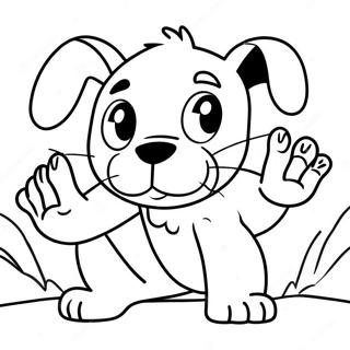 Paws Of Fury Action Scene Coloring Page 48732-39044