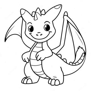 Dragon Pokemon Coloring Pages