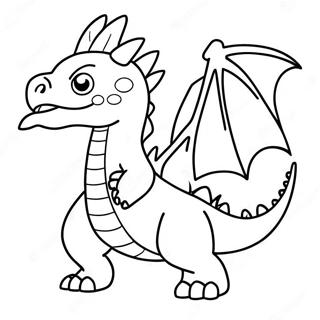 Fire Breathing Dragon Pokemon Coloring Page 48753-39062