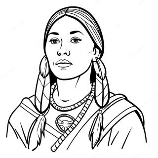 Sacagawea Coloring Pages