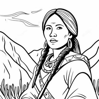 Sacagawea Coloring Page 48762-39067