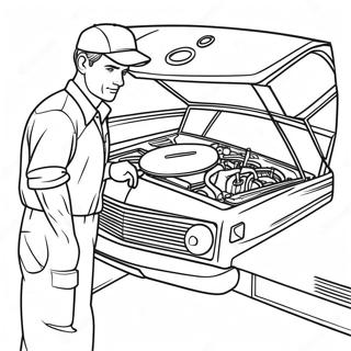 Mechanic Coloring Page 48772-39079