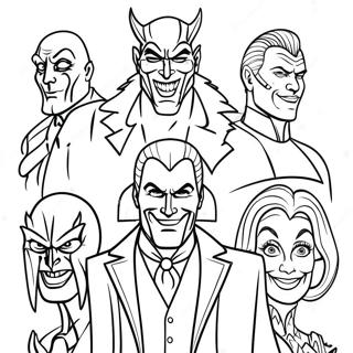 Sinister Villains Coloring Page 48803-39099