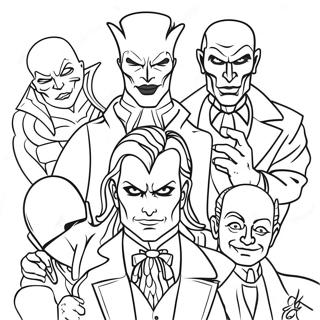 Sinister Villains Coloring Page 48803-39100