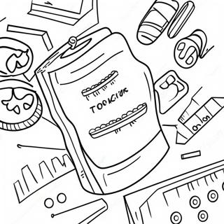 Savings Tracker Coloring Page 4881-4070