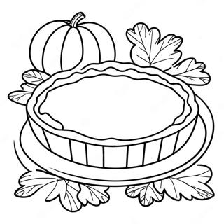 Pumpkin Pie Coloring Page 48833-39123