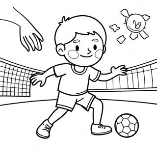 A Boy Coloring Pages