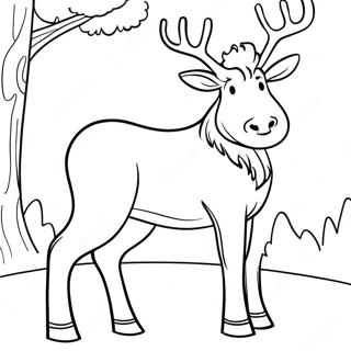 Reindeer Coloring Page 48862-39146