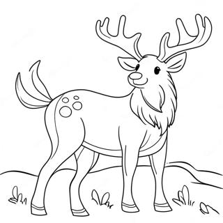 Reindeer Coloring Page 48862-39147