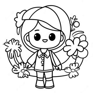 Roblox Preppy Girl Coloring Pages