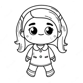 Roblox Preppy Girl Coloring Page 48882-39162