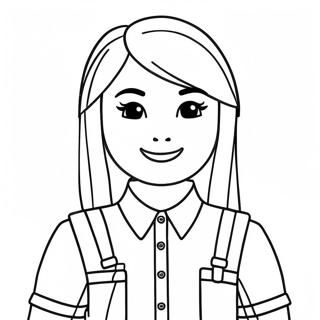 Roblox Preppy Girl Coloring Page 48882-39163