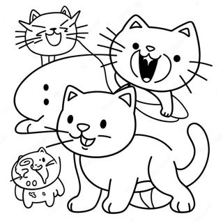 Battle Cats Coloring Page 48912-39182