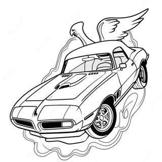 Pontiac Firebird Coloring Pages