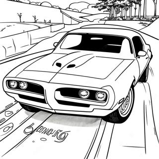 Pontiac Firebird Classic Coloring Page 48952-39216