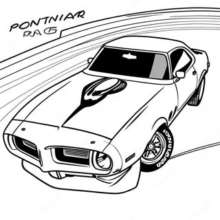 Pontiac Firebird Racing Action Coloring Page 48953-39220