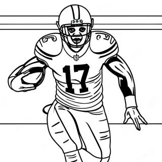 Davante Adams Action Pose Coloring Page 48992-39247