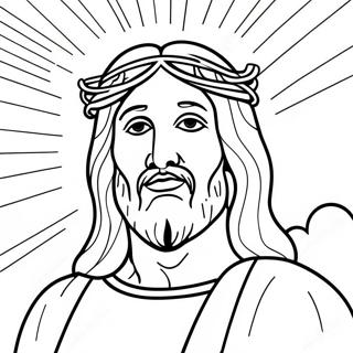 Jesus Ascension Coloring Pages