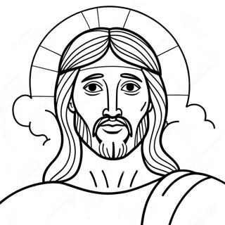 Jesus Ascension Coloring Page 49022-39270