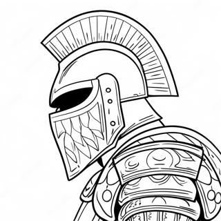 Gladiator Armor Coloring Page 49032-39278