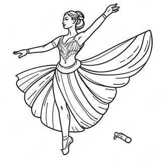 Dancer Coloring Pages