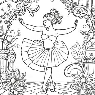 Dancer Coloring Page 49082-39318