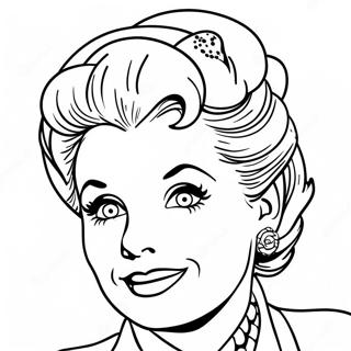 I Love Lucy Coloring Page 49092-39328