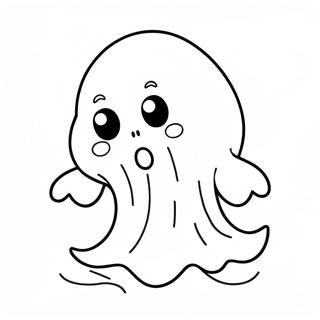 Cute Horror Ghost Coloring Page 49112-39342