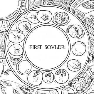 First Passover Coloring Pages