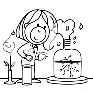 Middle School Science Experiment Coloring Page 4912-4097